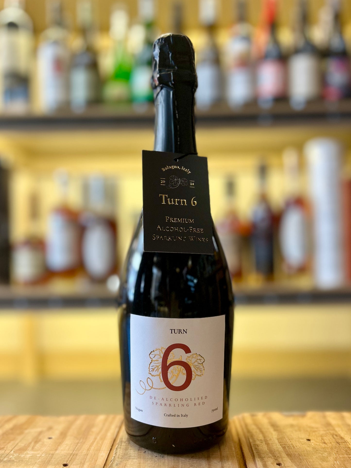 Turn 6 De-Alcoholized Sparkling Red Wine