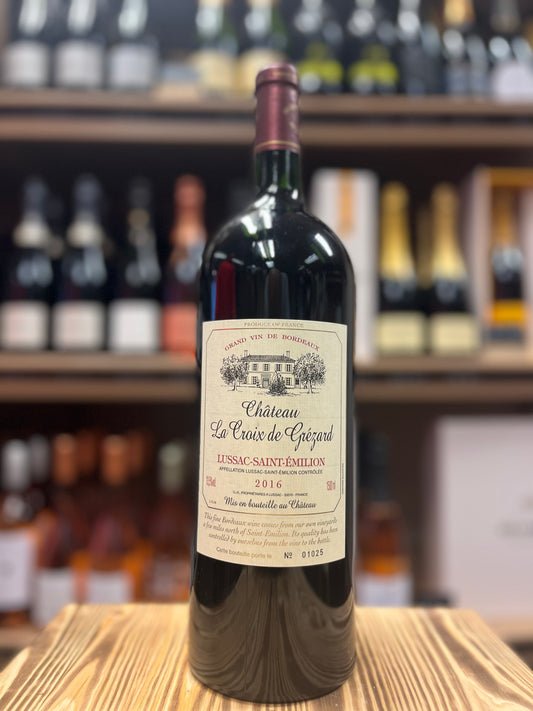 Chateau la Croix de Grezard, Lussac-St Emilion 2016 Magnum