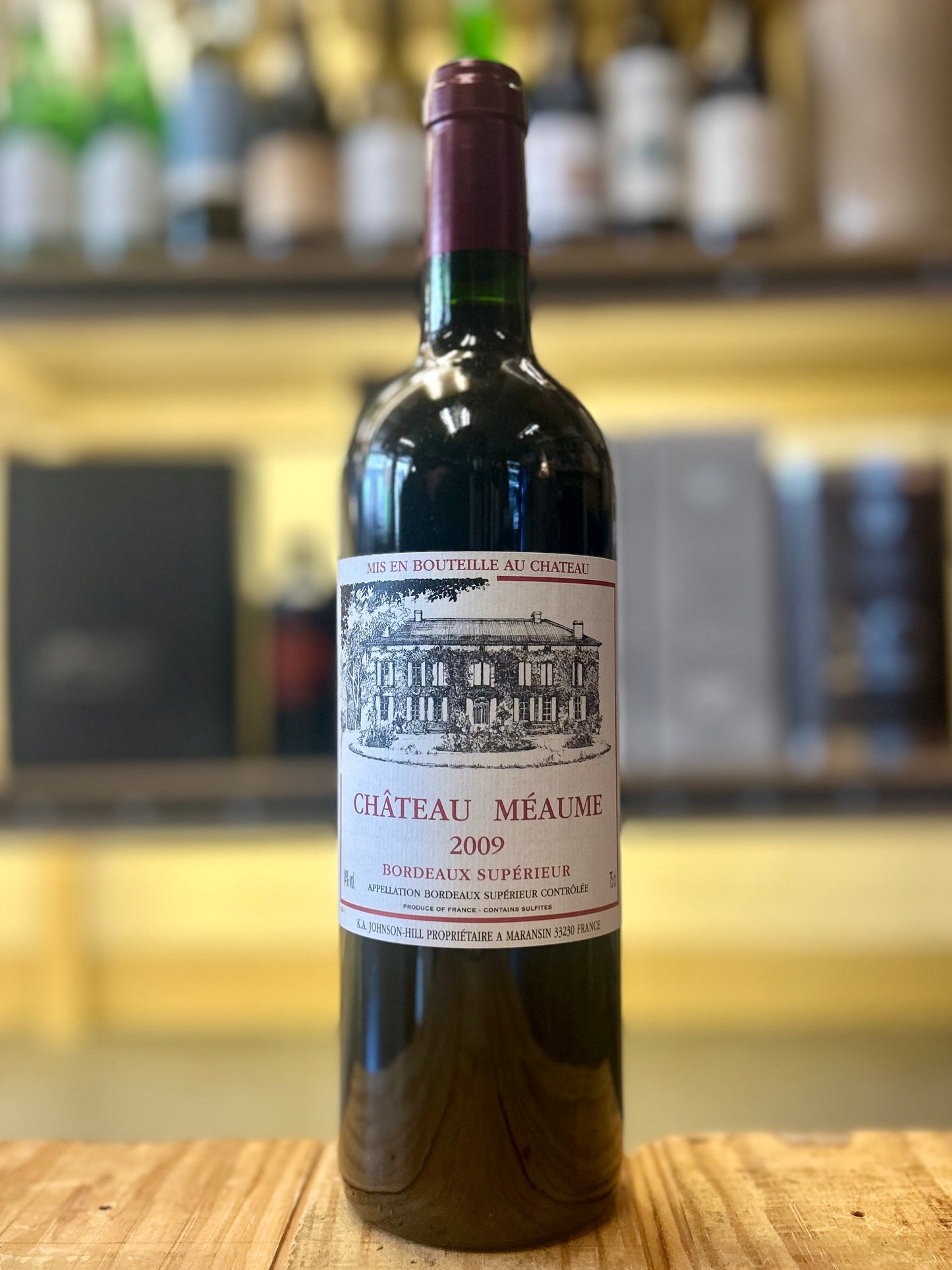 Chateau Meaume Bordeaux Superieur 2009
