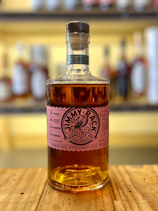 Jimmy Rack Tennessee Straight Cask Strength Rye Whiskey